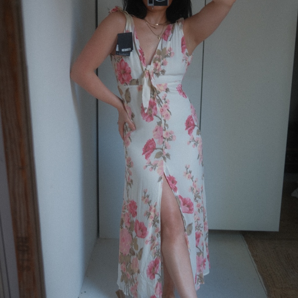Reformation Harper floral dress